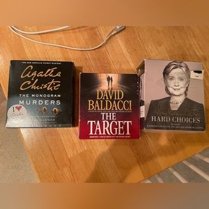 Set of 3 audiobooks on CDs